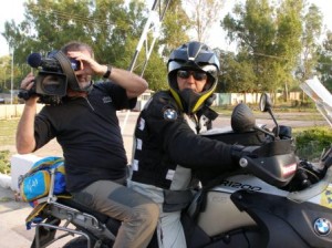 Filmando documental programa Al filo de lo Imposible.